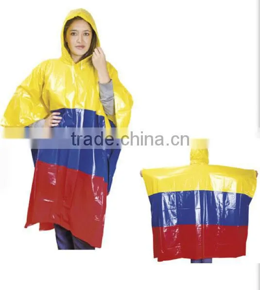 Waterproof Cute Printing Kids Rain Poncho