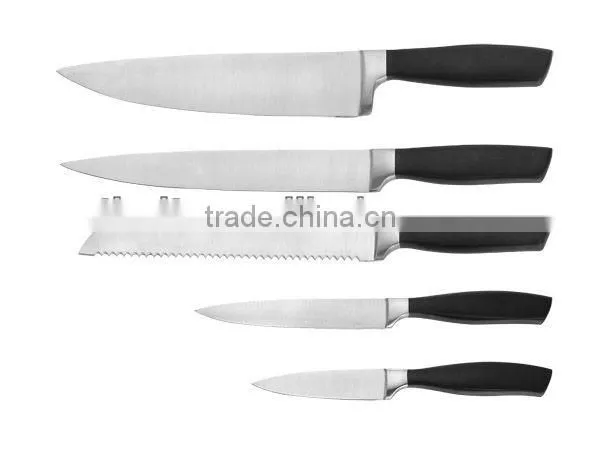 ABS PLASTIC 6PCS KITCHEN KNIFE SET
