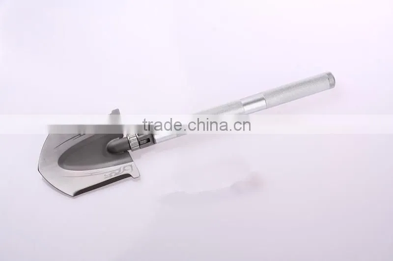 Aluminum handle steel holder mini shovel for travel camping use