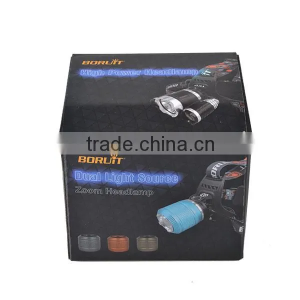 Outdoor High Power 3 LED 3000lm 3 Models waterproof Hunting Headlamp