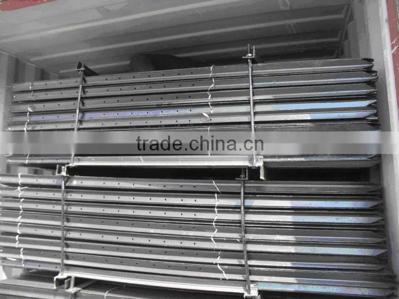 pvc coated high quality cheap 1.25lbs long life time 40mmx40mm t post for china