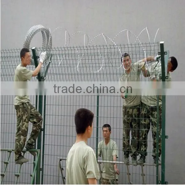 Galvanized razor barbed wire with competitive price(manufacturer)