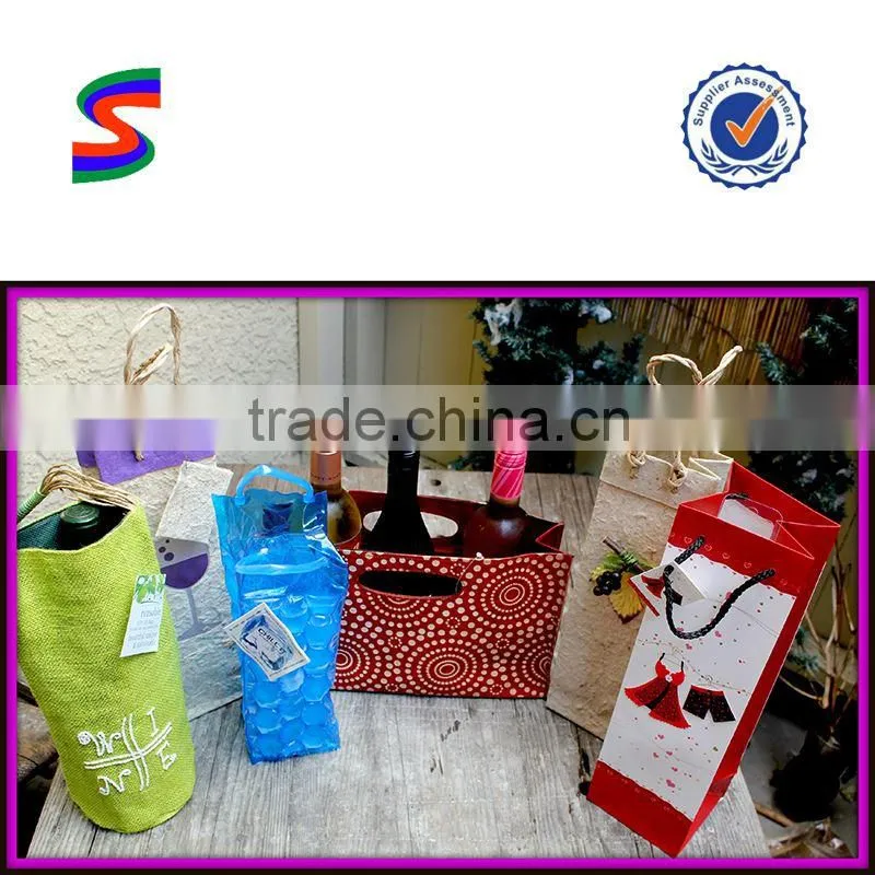 Wine Packaging Bag In Box Recyclable Wine Non Woven Bag Shopping Bag