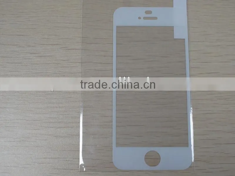 High quality Colorful Glossy Screen Protector for IPhone4/4s/5/5s/5c, Diamond hardness, High Clear, Sticker screen protector!