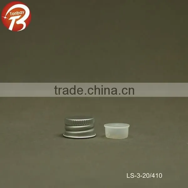 18/410 20/410 24/410 aluminum caps with inner plug for liquid bottle spray bottle lotion bottle