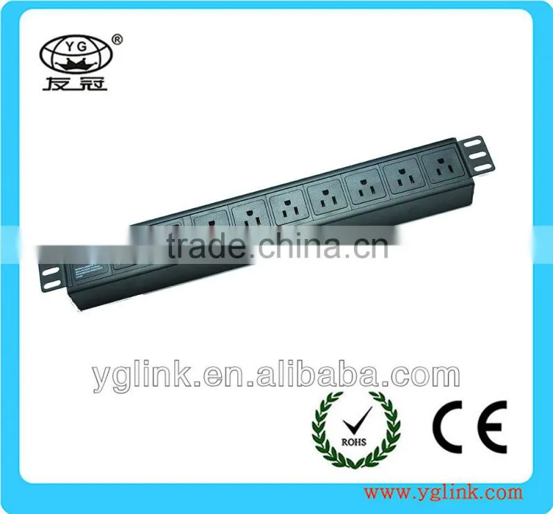 1.5U America type intelligent PDU Socket