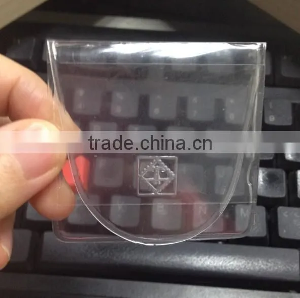 Clear water proof plastic coin bag