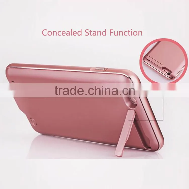 2016 Hot Selling super slim External Battery Charger battery jacket case for iPhone 6