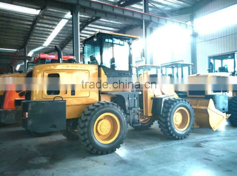 Hydraulic 3ton loader,4wd with CE,125HP Pilot control and deutz engine,cabin,adjustable steering,3-way pilot control
