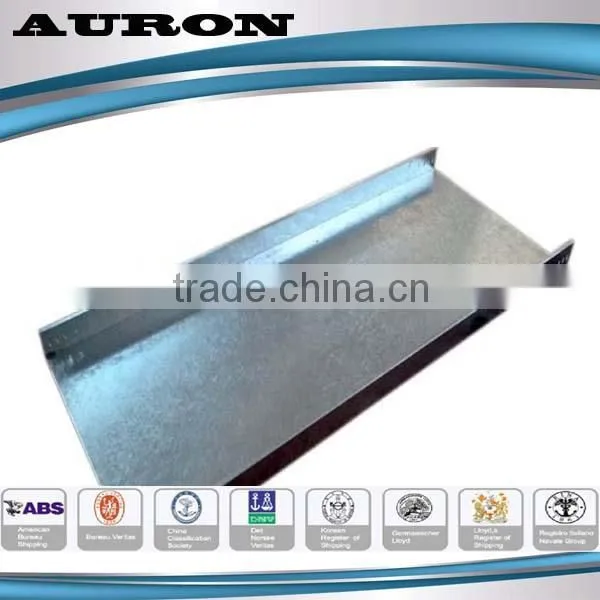 AURON/HEAWELL ABS BV GL DNV ISO ROHS CE Hot dipped galvanized steel cable tray/GI cable hanging tray/Steel Cable interchange