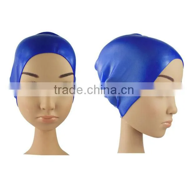 Eco-freindly silicone swim cap with ear protection