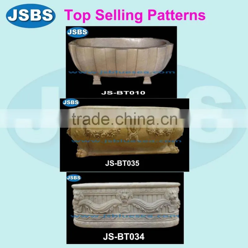 Carved marble stone bathtub for sale