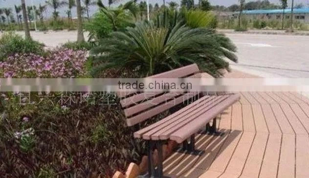 newest high quality eco-friendly wood plastic composite garden bench