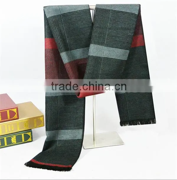 wholesale men custom made palid cotton winter scarf