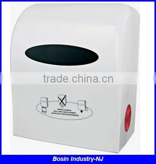 plastic paper dispenser automatic, wall mounting sensor paper towel dispenser