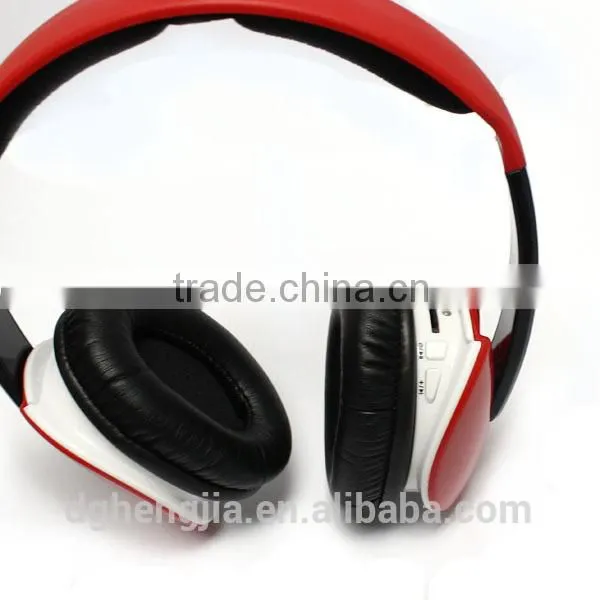 New product for 2015 stereo wireless headphones with Tf card, headphones with built-in radio