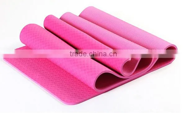 Sales promotion 100% TPE Material by Latest Technology- High Density Lightweight Durable Memory Foam TPE Exercise Yoga Mat