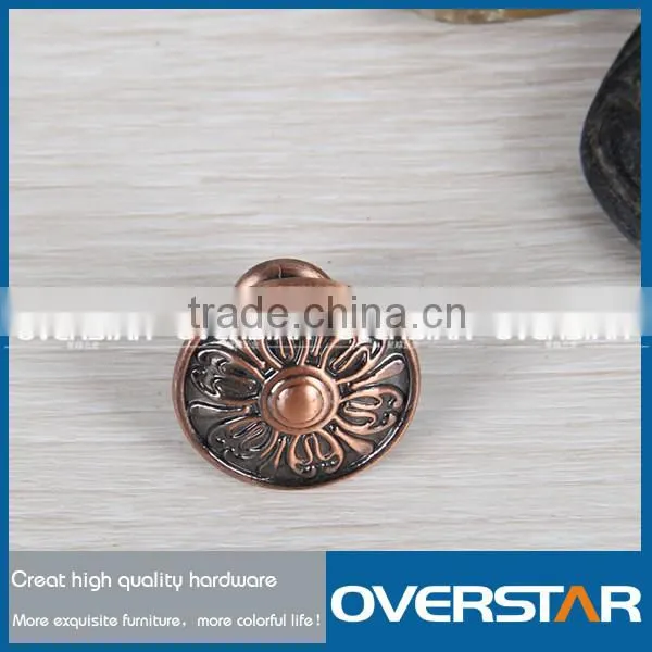 Zinc Alloy Red Cabinet Knobs