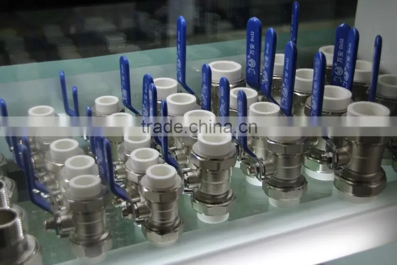 PVC white ball valve /Hexagon threaded black pvc ball valves/PVC pipe fittings