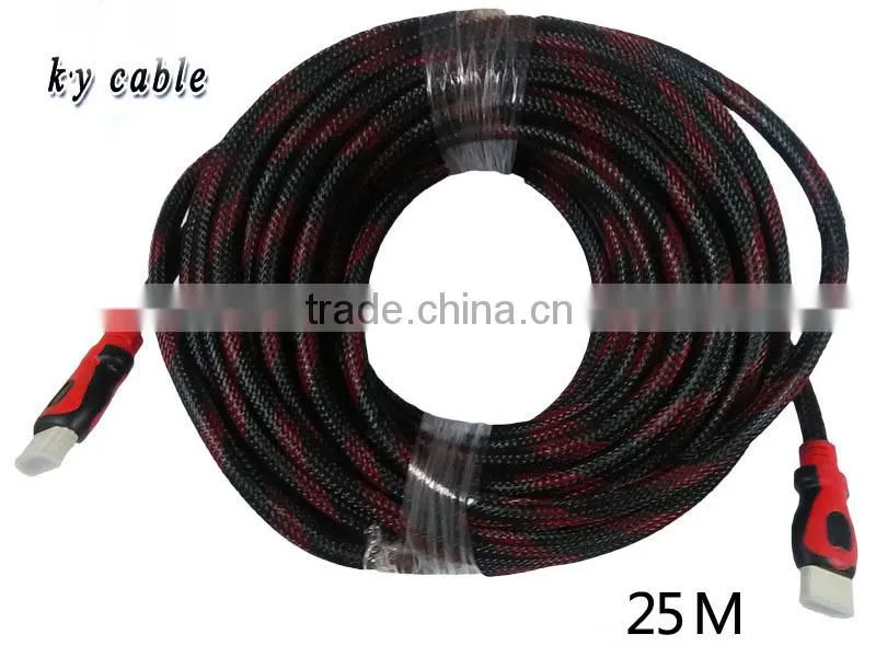 Competive price and high quality braided HDMI core for monitor/computer/projector/camera