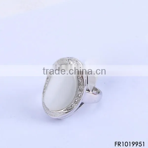 Rose Gold Four Square Opal Collected Brazil Word Cup Gift Ring