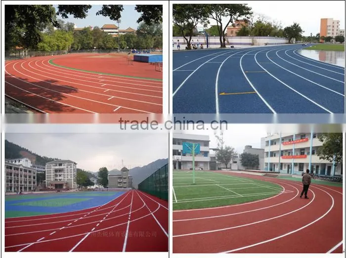Polyurethane synthetic tracks