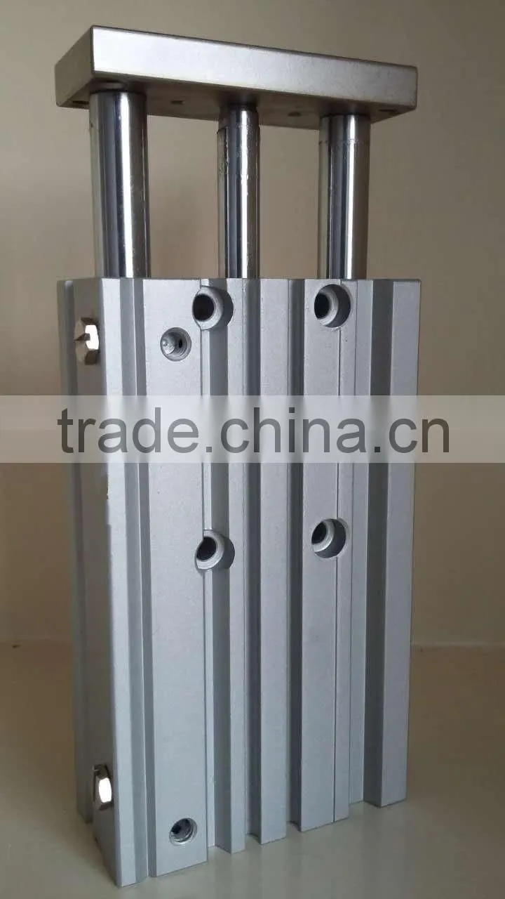 SMC MGPM compact thin pneumatic cylinder with guide rod air cylinder