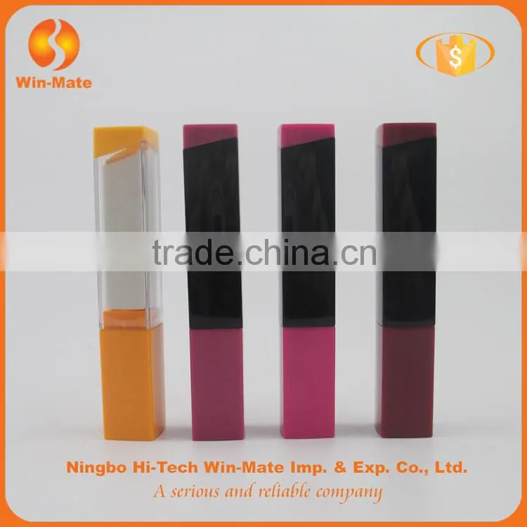 Hot sale cosmetic packaging colorful clear lipstick tube