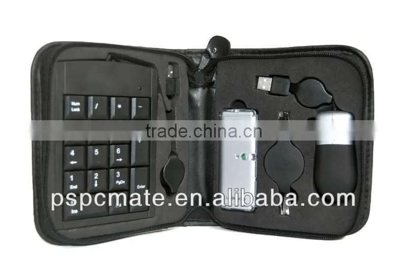 usb travel set in white