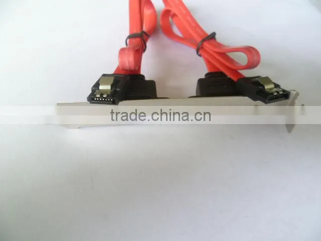 2portx ESATA +power to SATA 7P F baffle cable