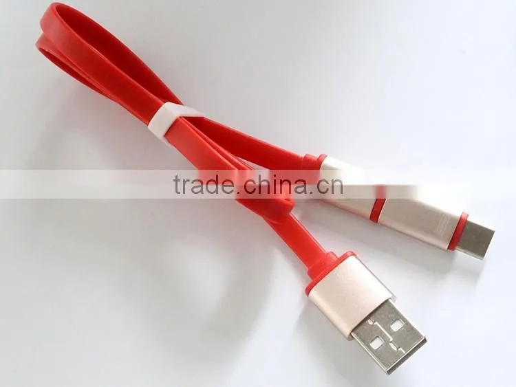 wholesale factory multifuction 2 in 1 Type C cable