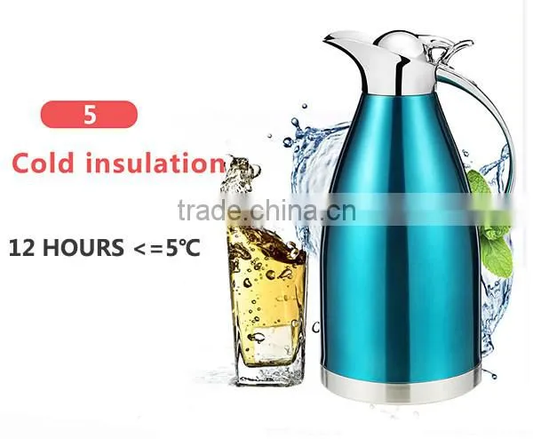 Thermal Carafe,85 Oz Big Capacity Electric Personalized 304 Stainless Steel Induction Coffee Pot