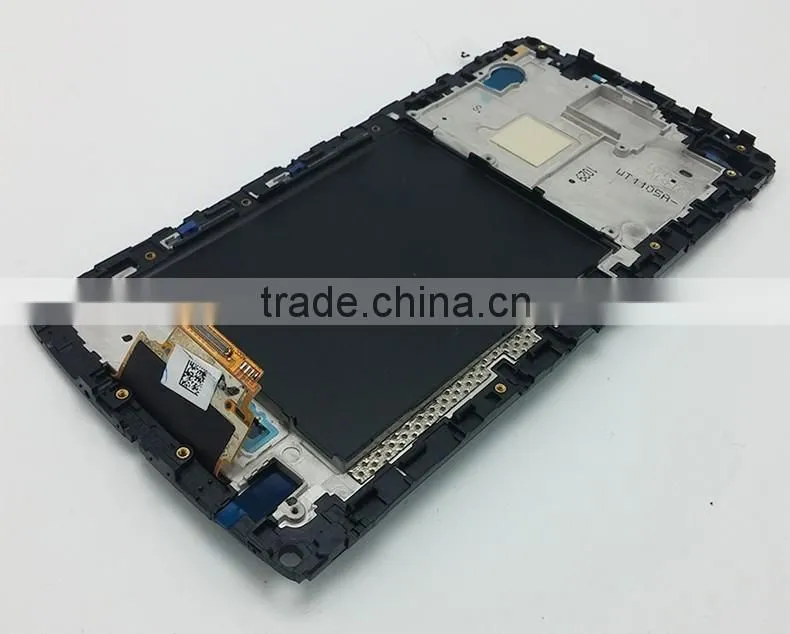 For LG V10 LCD Display Touch Screen with Digitizer Assembly and Bezel Frame Replacement Black