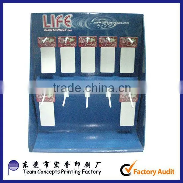 counter peg hook display
