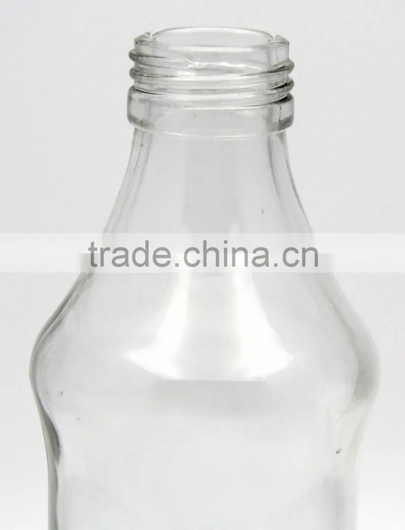 LBY empty milk and water glass bottle for home