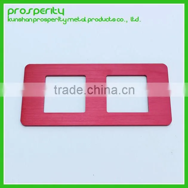 Aluminum electric wall switch and socket
