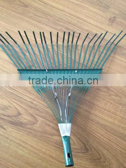 22 teeth Wooden Handle Heavy Duty steel Garden rake