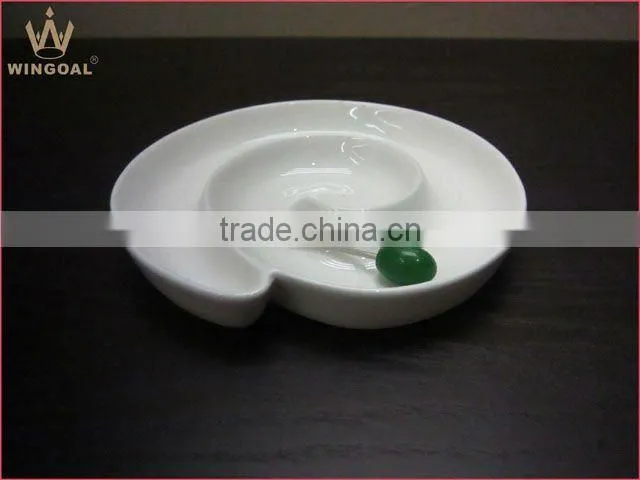 Porcelain olive plate,dessert Olive plate