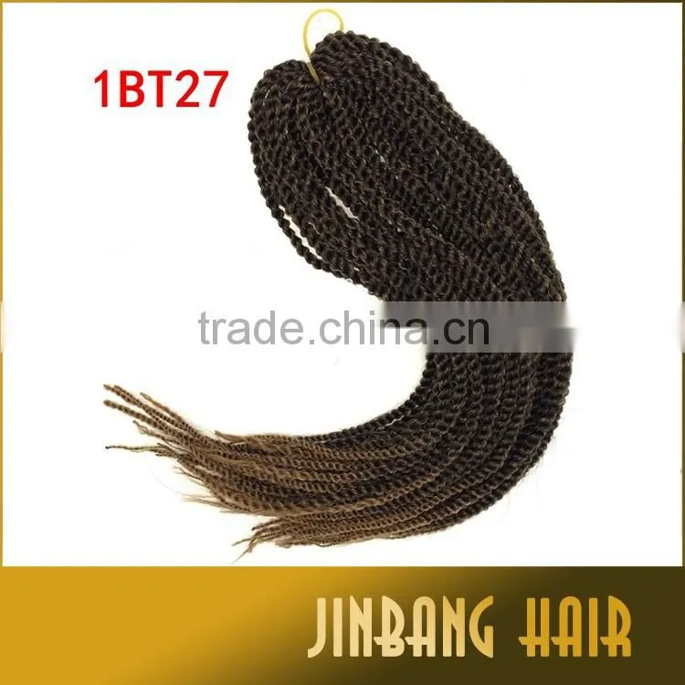Afro Kinky Braids Synthetic Senegalese Twist Hair Braids Crochet freetless crochet braids twist senegalese