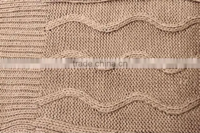 crochet hand knit acrylic scarf