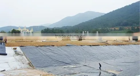 black hdpe geomembrane dam liner