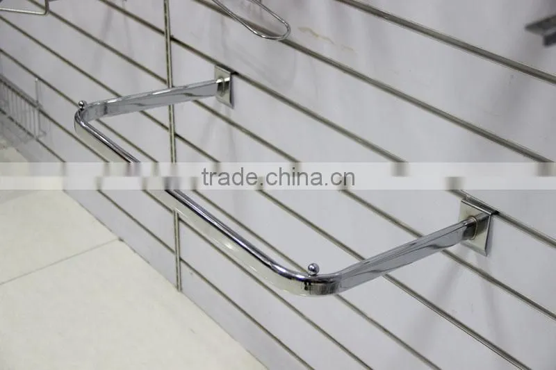 Metal chrome slatwall U rail 23*10'' KF-C120