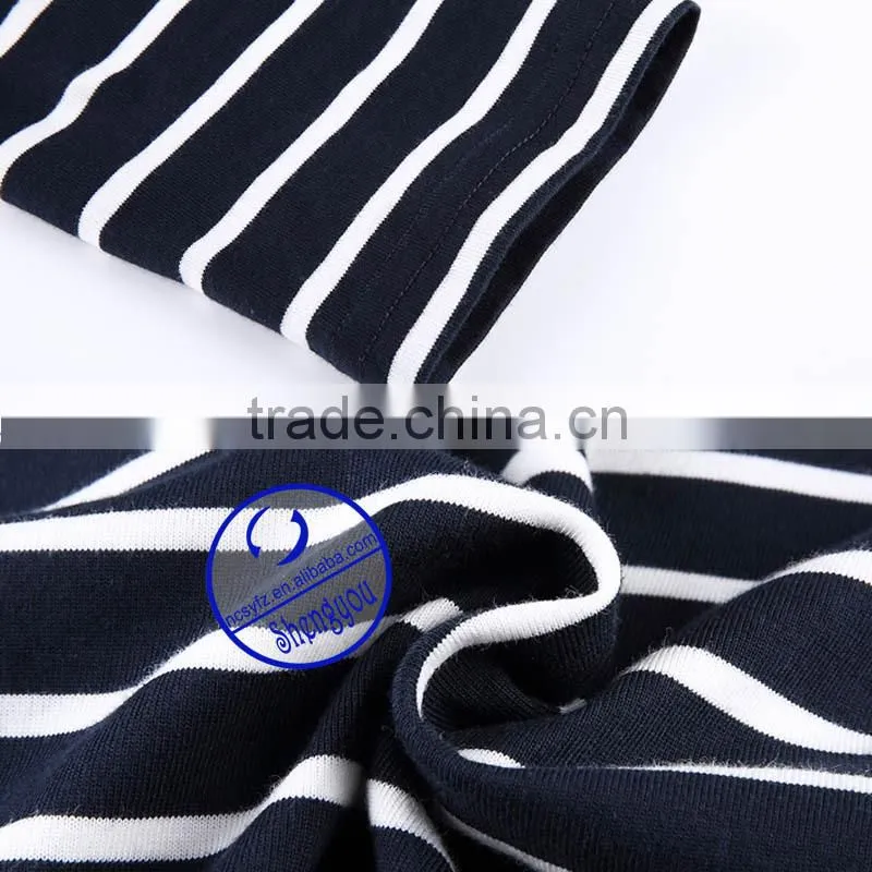 fashion 95 cotton 5 spandex yarn dyed polo t shirt for men