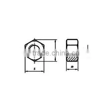 M2*1.6 hex brass nuts