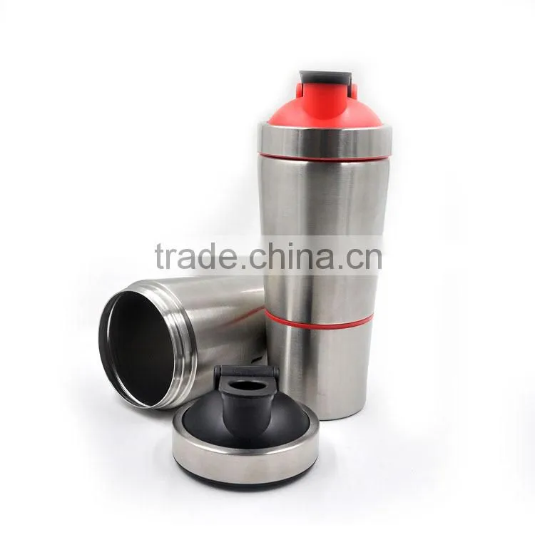 700ML Customized Branded Protein Shakers with 200ML Nutrition Powder Compartment
