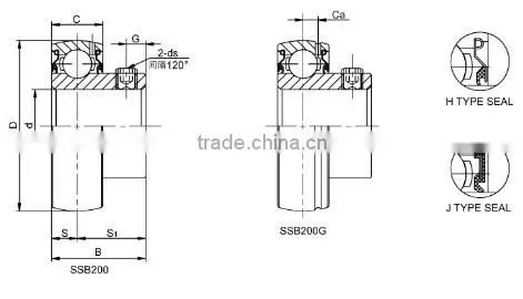 LDK SSB209 304 stainless ball bearings