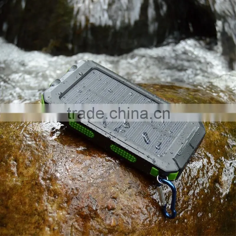 8000mAh flexible solar cell rohs power bank 4400mah