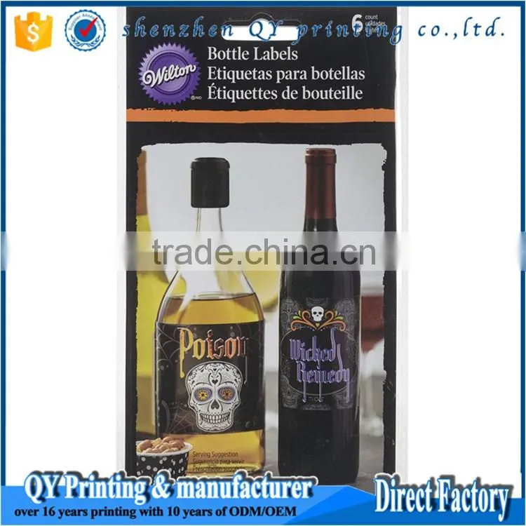 Sticker Label for Juice Bottle,Sticker Labels,Personalized Design Sticker Label