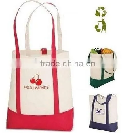 2014 Large Recycle Non Woven Polypropylene Shopping Bag/ Grocery Tote Bag