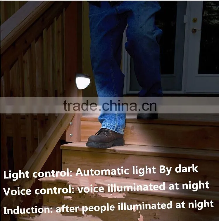 Led Wall mounted indoor led solar fence wall mounted indoor solar led senor lamp night light